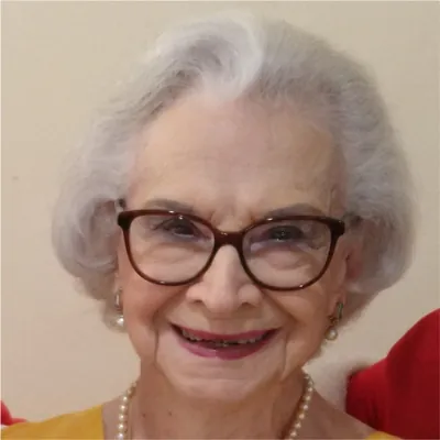 Dona Yeda Becker, moradora do Residencial Menino Deus